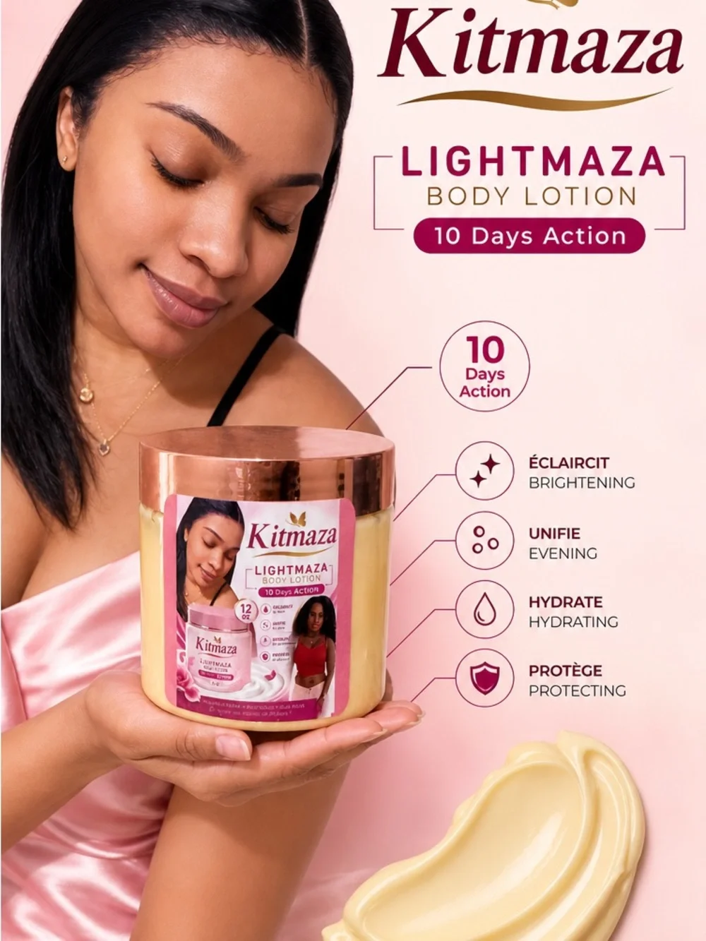 Lightmaza Pink Body Lotion - Radiance & Moisture